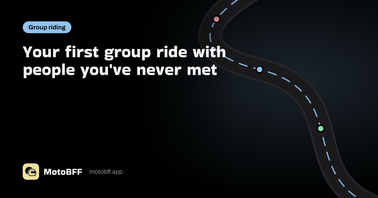 Your first group ride with people you've never met
