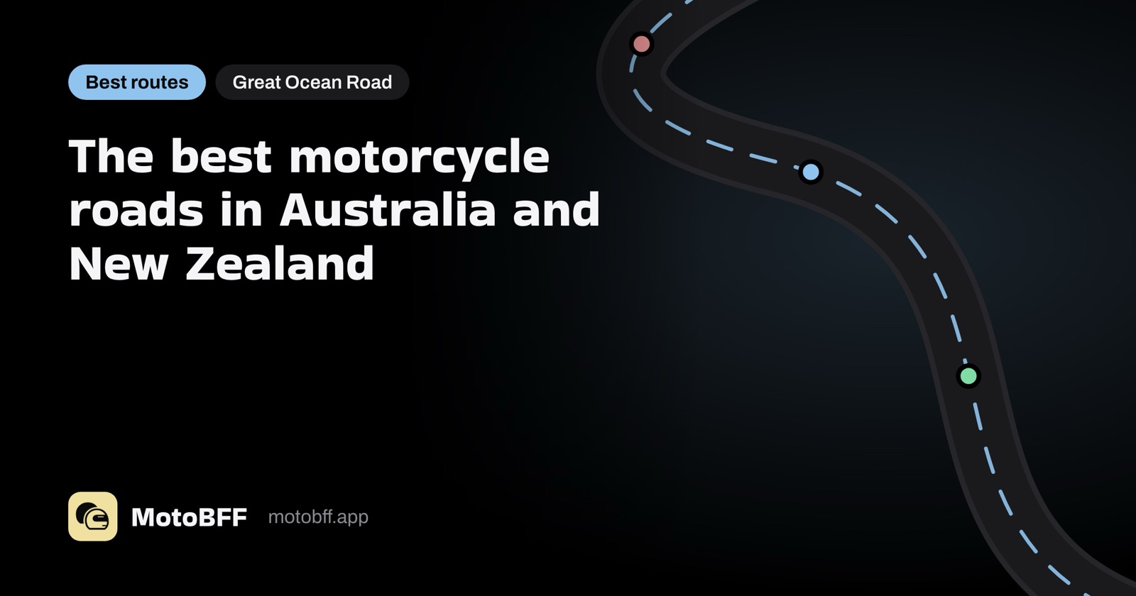 The best motorcycle roads in Australia and New Zealand