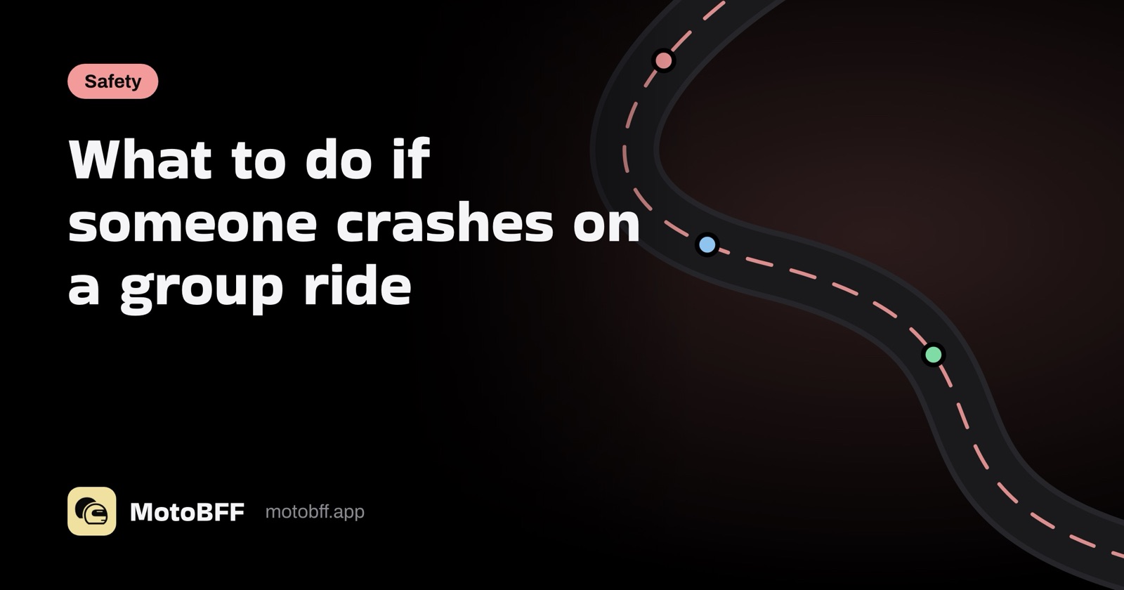 What to do if someone crashes on a group ride