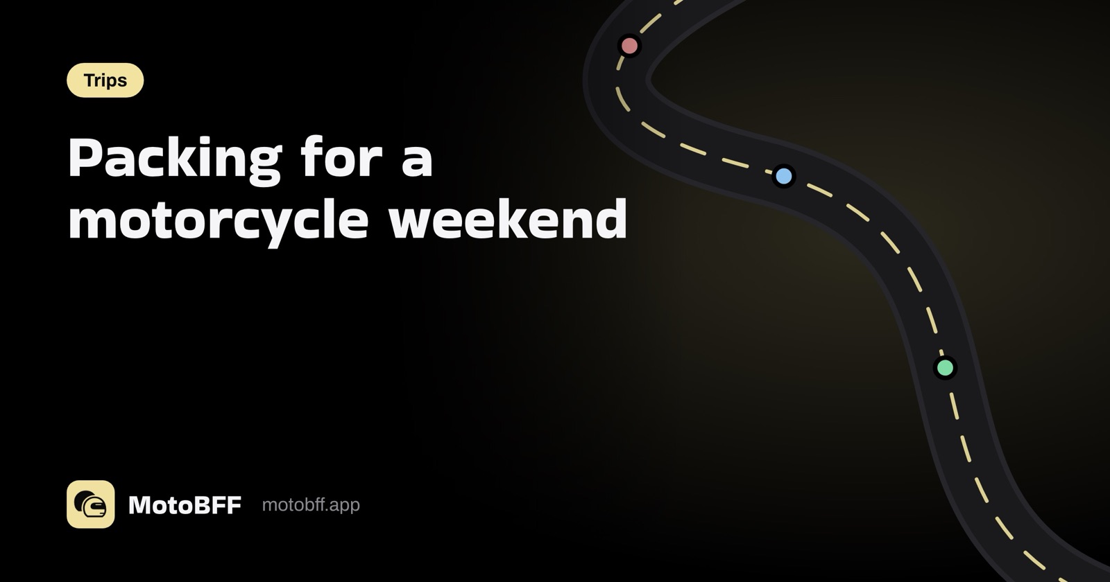 Packing for a motorcycle weekend: the complete list