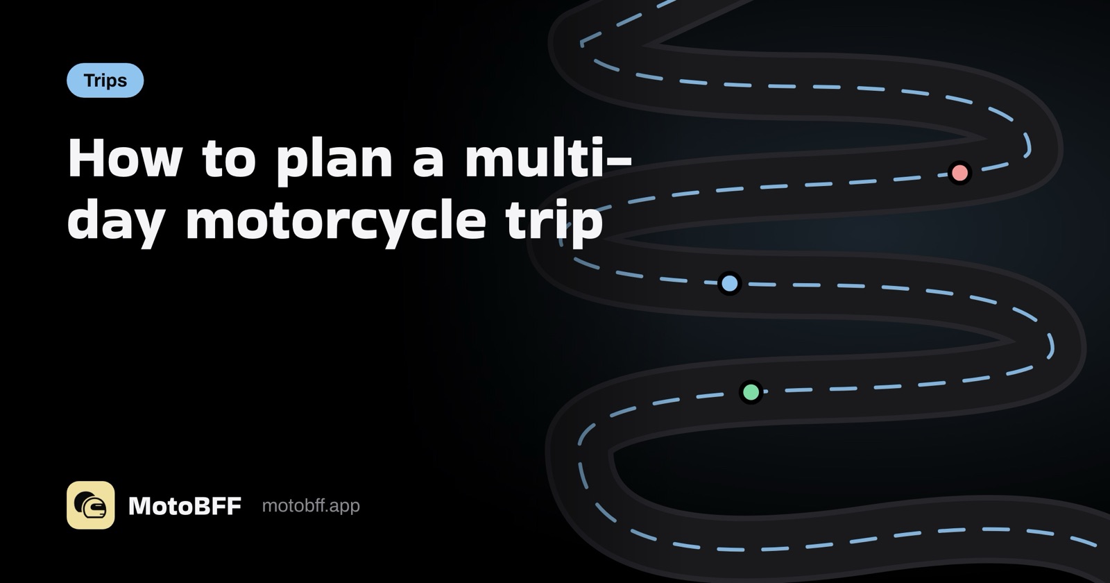 How to plan a multi-day motorcycle trip