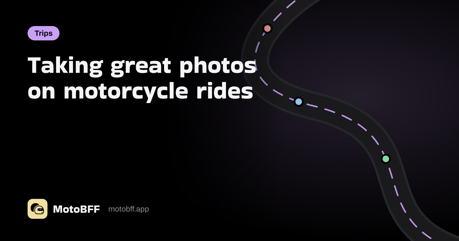 How to take great photos on motorcycle rides, safely