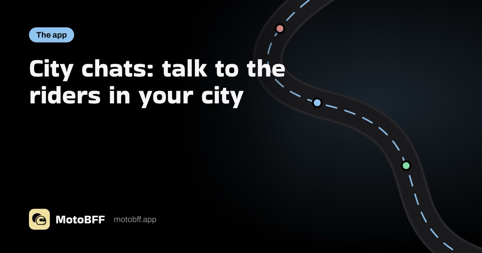 City chats: where local riders talk roads and plan rides